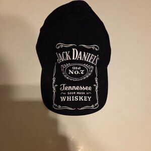 Jack Daniels Small/Medium Black Tennessee Sour Mash Whiskey Cap - NWOT
